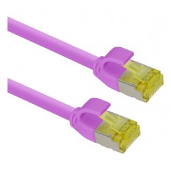Helos 333111 networking cable Magenta 3 m Cat6a S/FTP (S-STP)