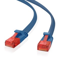 Helos 262972 networking cable Blue 7.5 m Cat6a U/UTP (UTP)