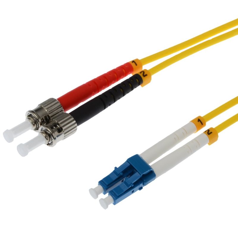 Helos 3m OS2 LC/ST InfiniBand/fibre optic cable Yellow