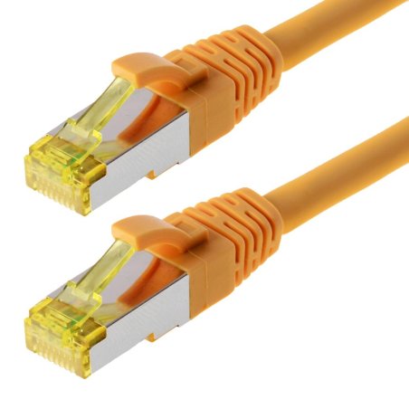 helos Patchkabel Cat.6a GHMT AWG 26/7 gelb 30,0m