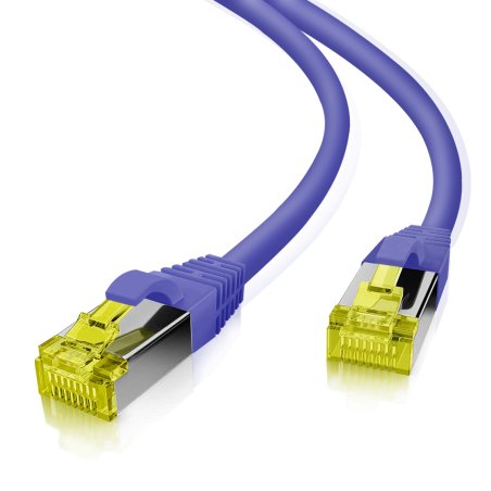 Helos 191049 networking cable Purple 3 m Cat6a S/FTP (S-STP)