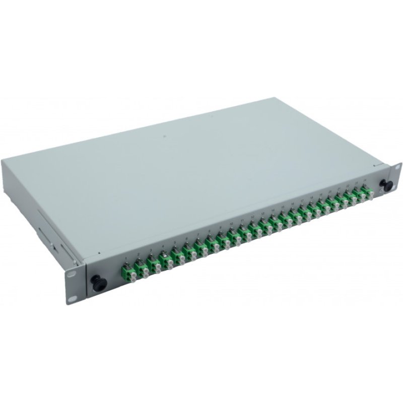 Helos 375554 rack cabinet 1U Grey