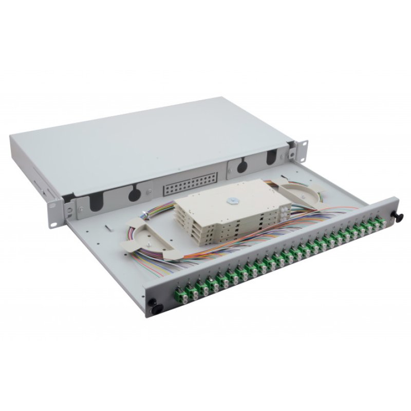 Helos 375554 rack cabinet 1U Grey