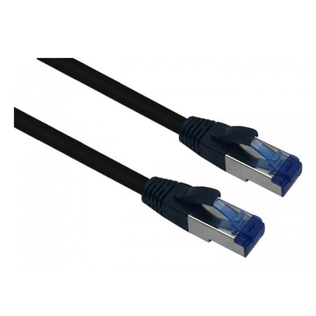 Helos 315758 networking cable Black 2 m Cat6a S/FTP (S-STP)