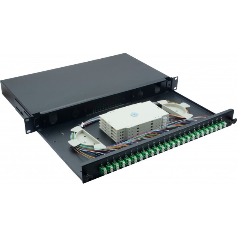 Helos 375555 rack cabinet 1U Black