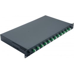 Helos 375553 rack cabinet 1U Black