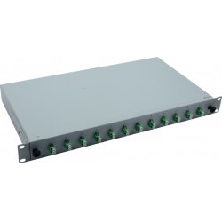 Helos 375552 rack cabinet 1U Grey