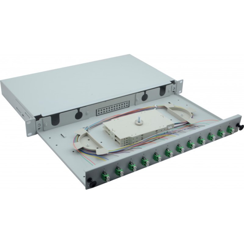 Helos 375552 rack cabinet 1U Grey