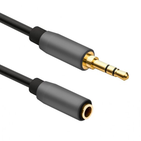 Helos 288711 câble audio 0,5 m 3,5mm Noir