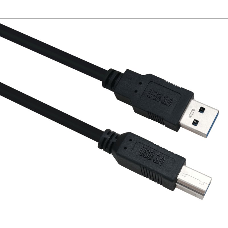Helos 288330 USB cable USB 3.2 Gen 1 (3.1 Gen 1) 3 m USB A USB B Black