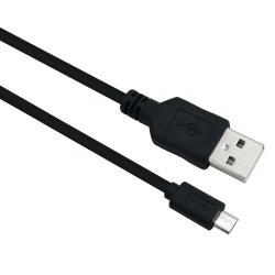 Helos 288318 USB cable USB 2.0 2 m USB A Micro-USB B Black