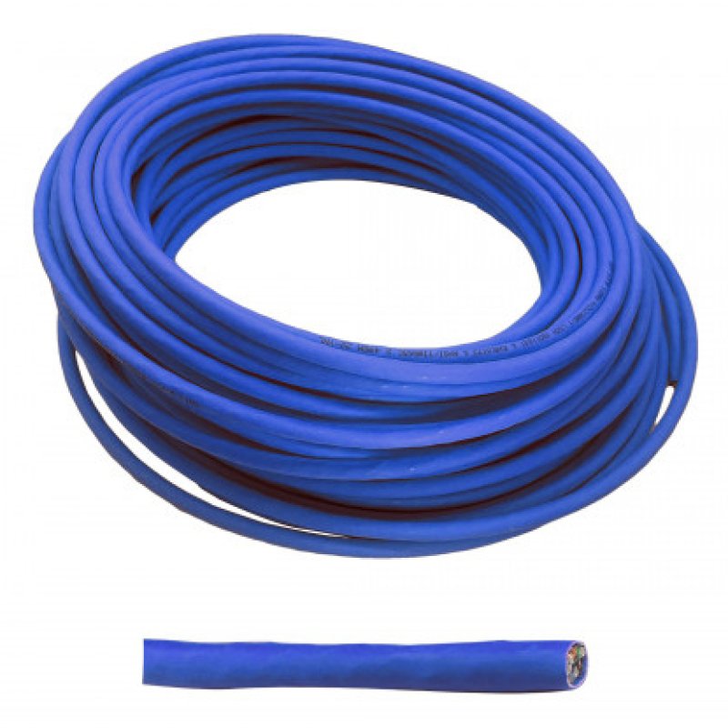Helos 330178 networking cable Blue 305 m Cat8 S/FTP (S-STP)
