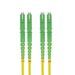 Helos 254650 InfiniBand/fibre optic cable 0.5 m E-2000 (LSH) E-2000/APC Yellow