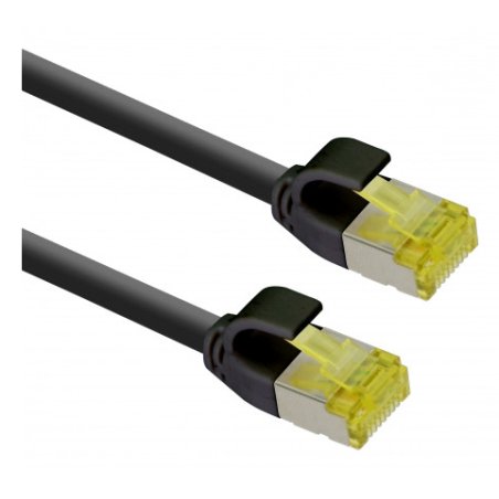 Helos 333099 câble de réseau Noir 7,5 m Cat6a S/FTP (S-STP)