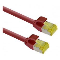 helos Patchkabel Cat.6a TPE Ultraslim GHMT AWG 28/7 rot 7,5m