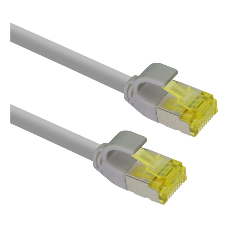 Helos 333074 câble de réseau Gris 1 m Cat6a S/FTP (S-STP)