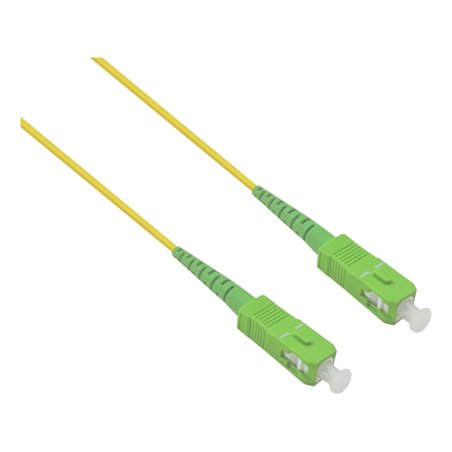 helos LWL OS2 Patchkabel Simplex LSZH 2,0mm SC/APC-SC/APC gelb 15m
