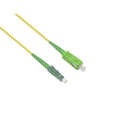 helos LWL OS2 Patchkabel Simplex LSZH 2,0mm SC/APC-LC/APC gelb 10m