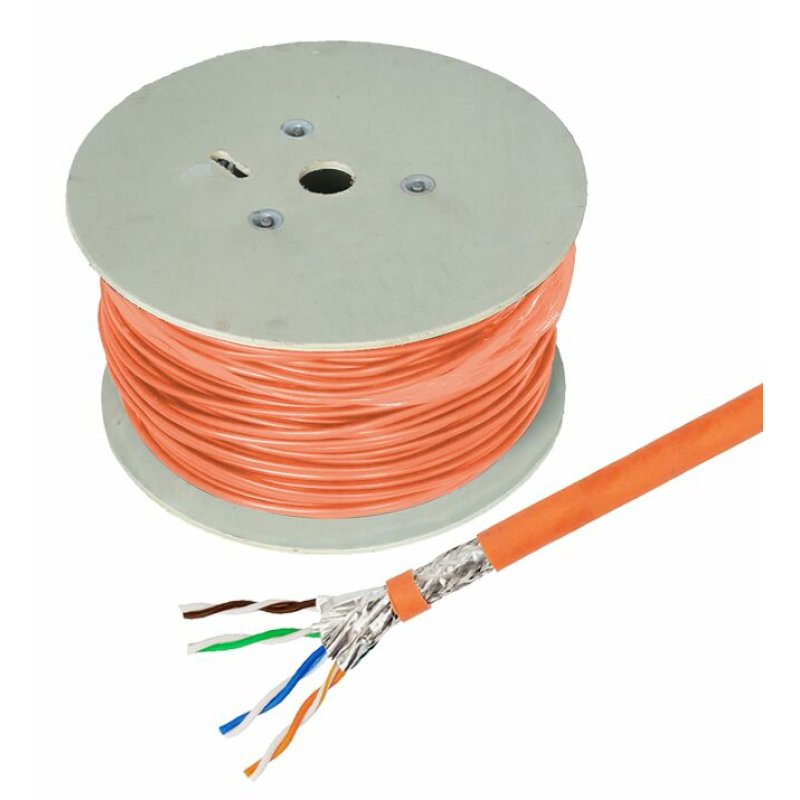 Helos 263842 networking cable Orange 500 m Cat7 S/FTP (S-STP)