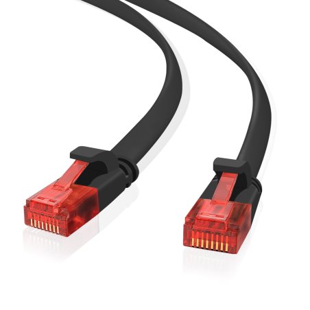 Helos 263015 câble de réseau Noir 20 m Cat6 U/UTP (UTP)