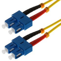 Helos 2m OS2 SC/SC InfiniBand/fibre optic cable Yellow