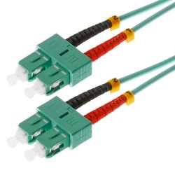 Helos 20m OM3 SC/SC InfiniBand/fibre optic cable Turquoise