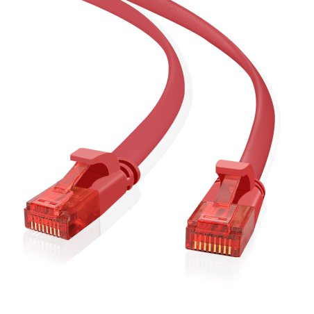 Helos 262977 câble de réseau Rouge 0,5 m Cat6 U/UTP (UTP)