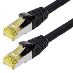 Helos CAT6a S/FTP (PIMF), 30m networking cable Black SF/UTP (S-FTP)