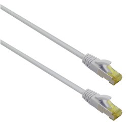 helos Patchkabel Cat 6a Superflex S/FTP RJ45 grau 1m AWG27/7 GHMT