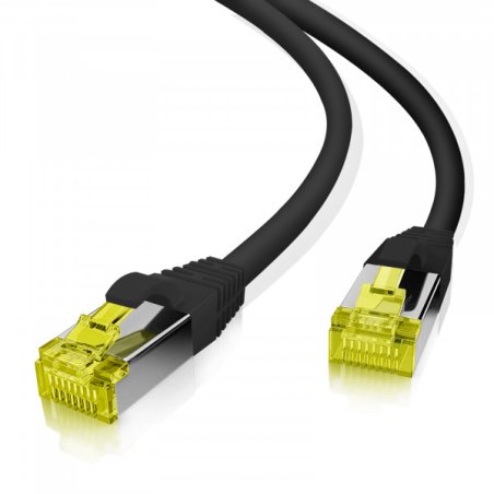 Helos 263809 networking cable Black 20 m Cat6a S/FTP (S-STP)