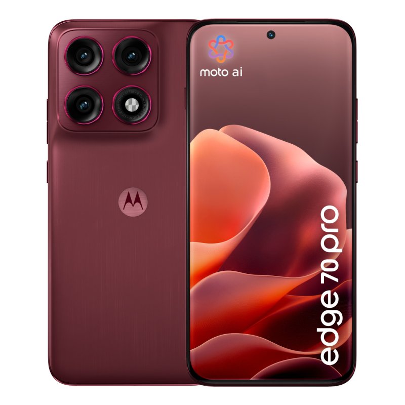 Motorola edge 70 pro 17,2 cm (6.78") Double SIM Android 16.0 5G USB Type-C 12 Go 512 Go 6500 mAh Bordeaux