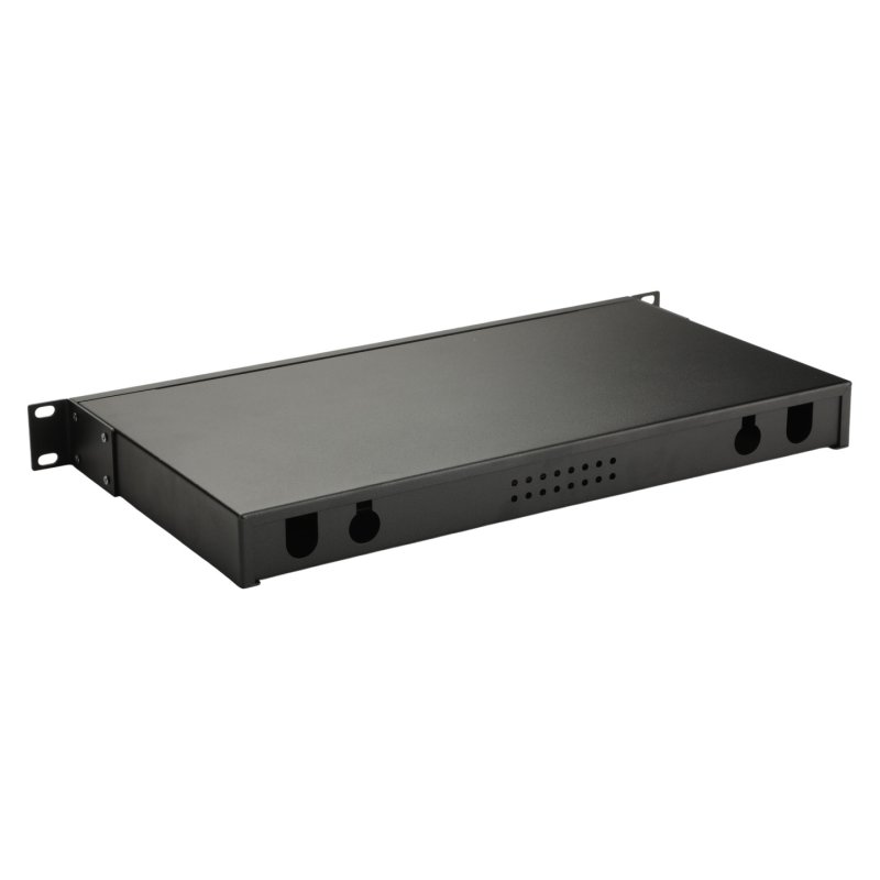 Equip 19" Glasfaser-Space-Box ohne Panel Stahl sw