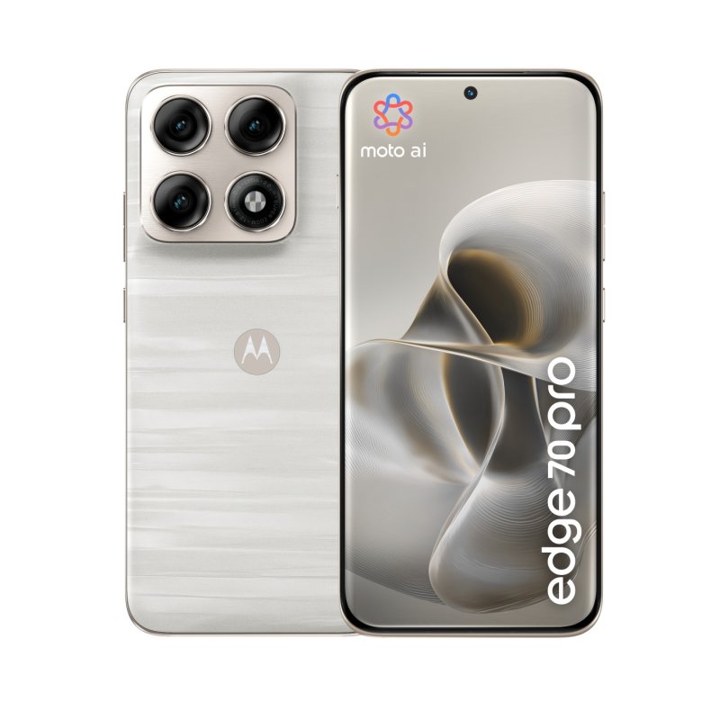 Motorola edge 70 pro 17,2 cm (6.78") Double SIM Android 16.0 5G USB Type-C 12 Go 512 Go 6500 mAh Blanc