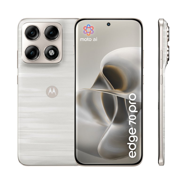 Motorola edge 70 pro 17,2 cm (6.78") Double SIM Android 16.0 5G USB Type-C 12 Go 512 Go 6500 mAh Blanc