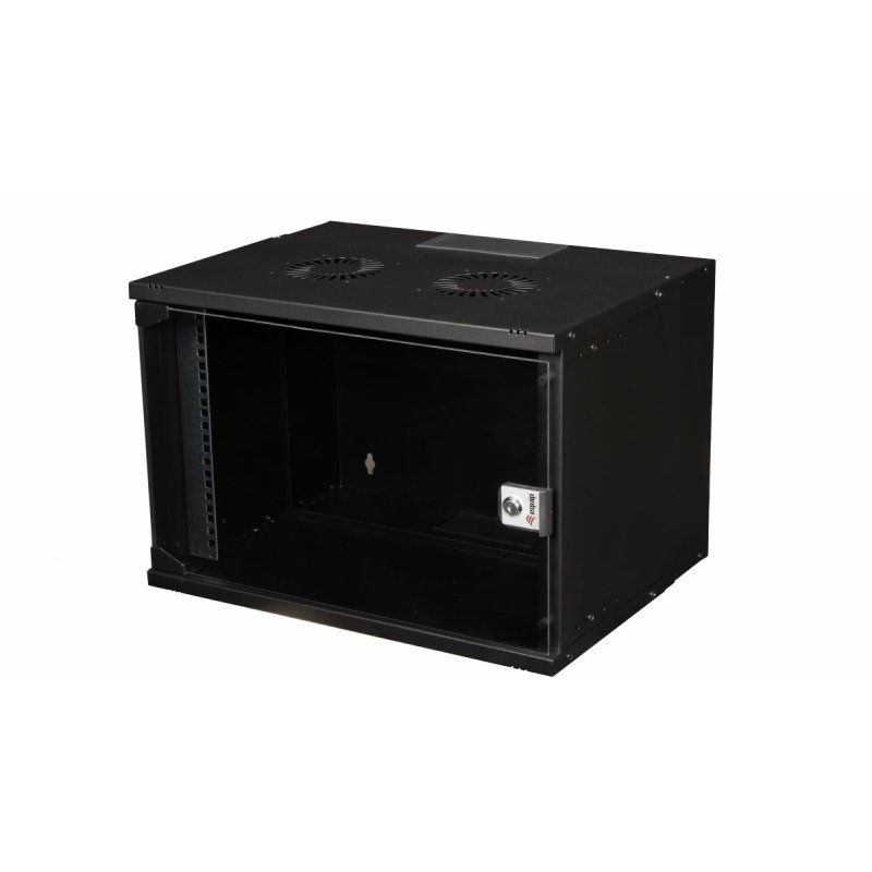Equip Eco Mount 19' Cabinet, 07U, 540X400MM, RAL9005 Black