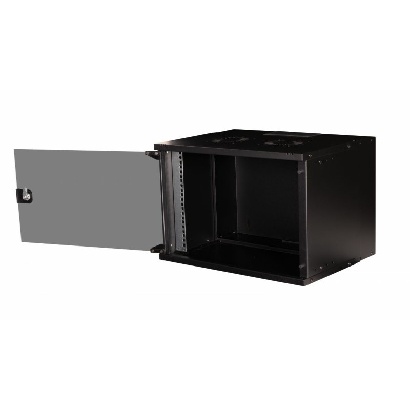 Equip Eco Mount 19' Cabinet, 07U, 540X400MM, RAL9005 Black