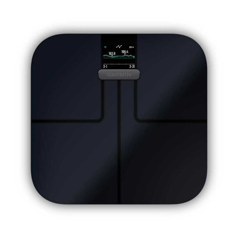Garmin Index S2 Rectangle Noir Pèse-personne électronique