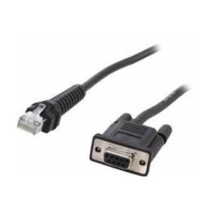 Zebra CBARF5S07ZAR serial cable Black 32.4" (0.823 m) DB9 RJ45