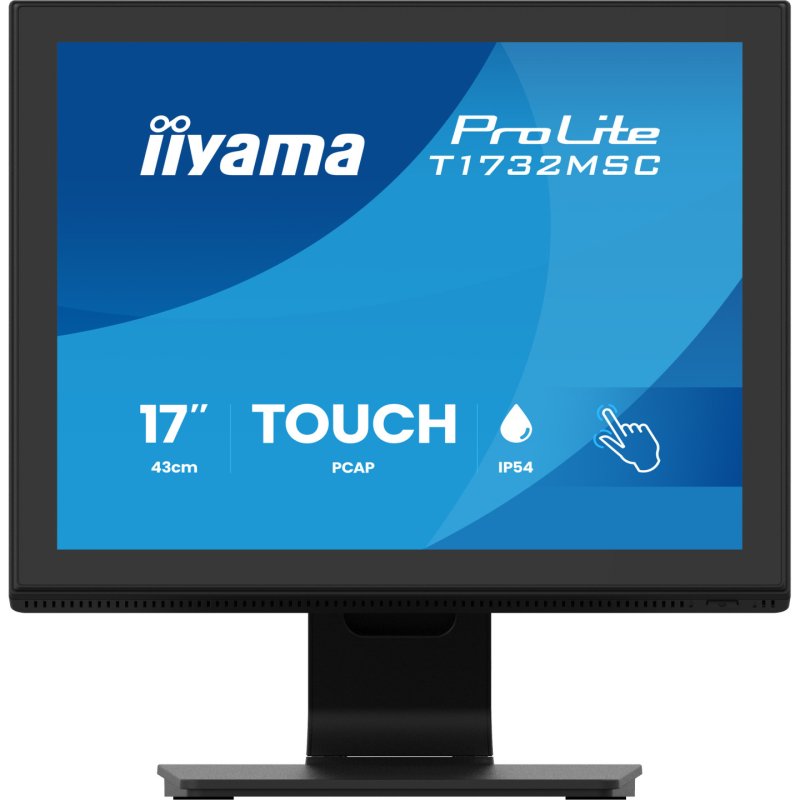 iiyama ProLite T1732MSC-B2S écran plat de PC 43,2 cm (17") 1280 x 1024 pixels SXGA LED Écran tactile Noir