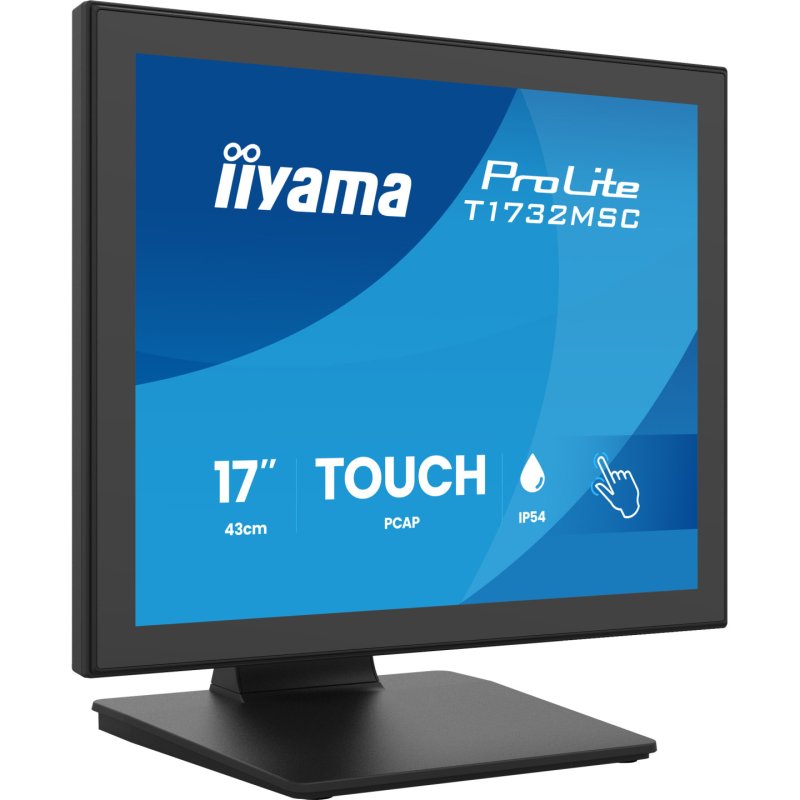 iiyama ProLite T1732MSC-B2S computer monitor 43.2 cm (17") 1280 x 1024 pixels SXGA LED Touchscreen Black