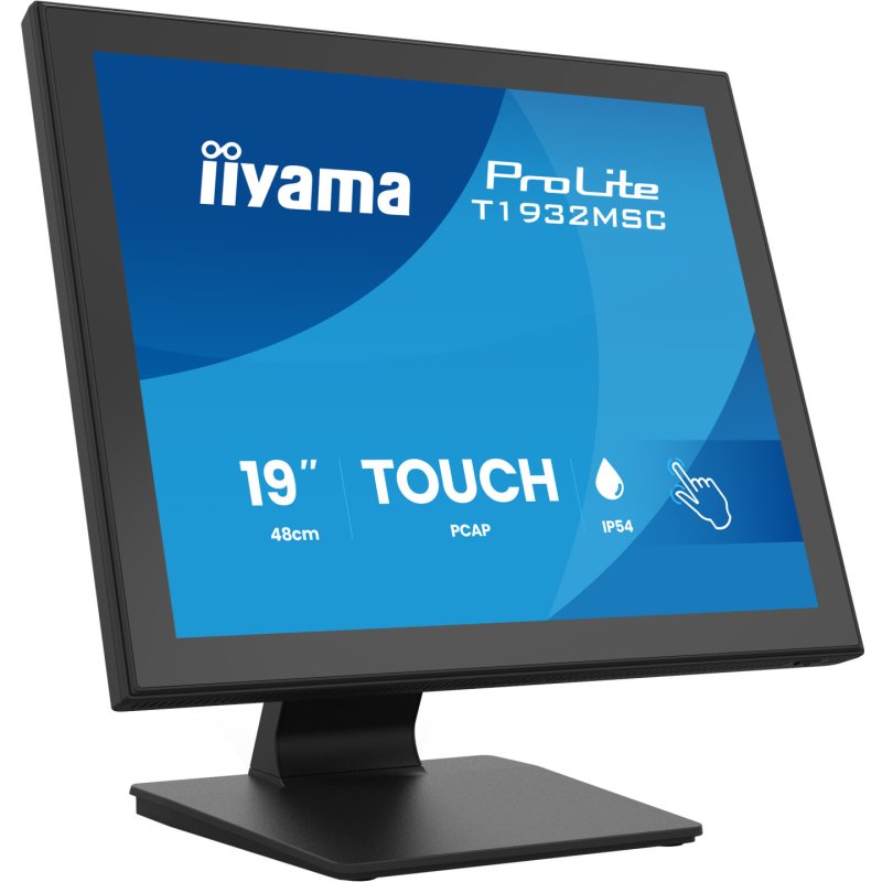 48,3 cm (19") 1280x1024 iiyama T1932MSC-B2S 5:4 IPS 14 ms DisplayPort HDMI VESA Speaker