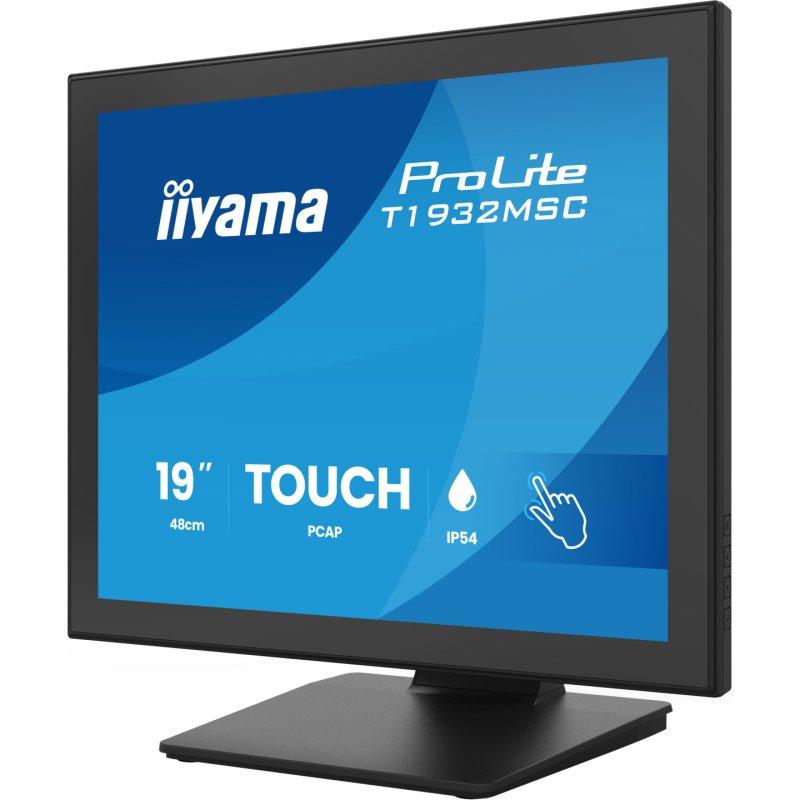 48,3 cm (19") 1280x1024 iiyama T1932MSC-B2S 5:4 IPS 14 ms DisplayPort HDMI VESA Speaker