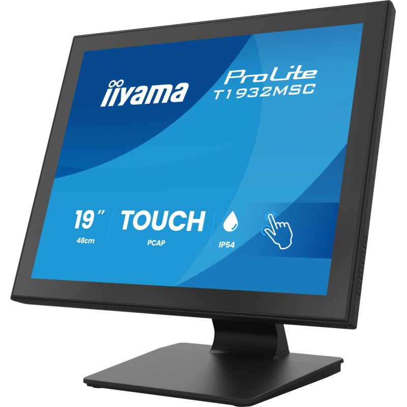 48,3 cm (19") 1280x1024 iiyama T1932MSC-B2S 5:4 IPS 14 ms DisplayPort HDMI VESA Speaker