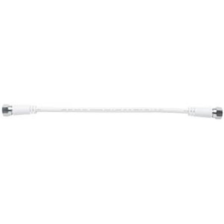 Axing MAK03080 câble coaxial 0,3 m F Blanc
