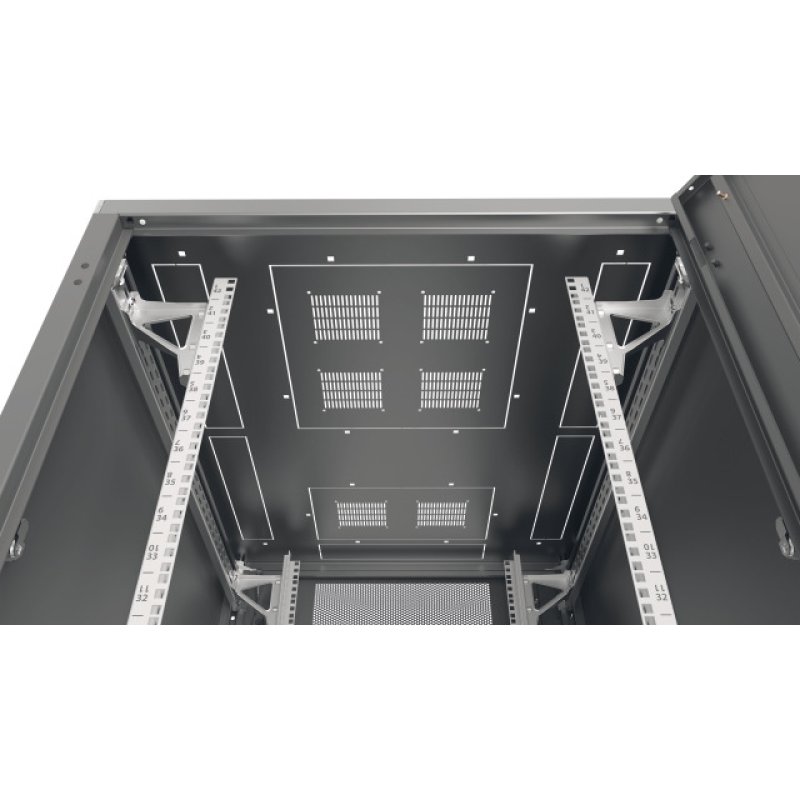 EFB Elektronik PRO-4282TS.P2 étagère 42U Rack autonome Noir