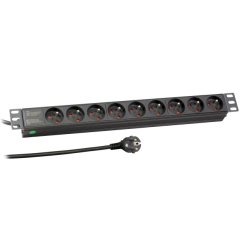 EFB Elektronik EK631FR.1 power extension 1.8 m 9 AC outlet(s) Indoor Black