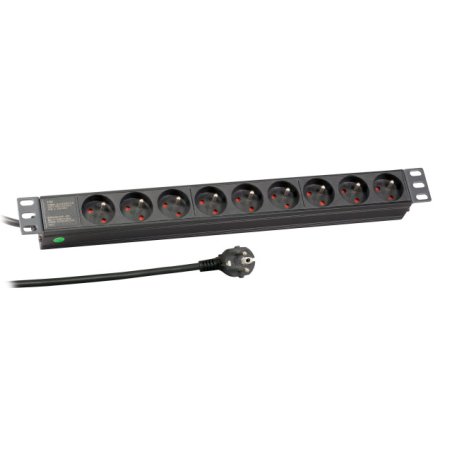 EFB Elektronik EK631FR.1 power extension 1.8 m 9 AC outlet(s) Indoor Black