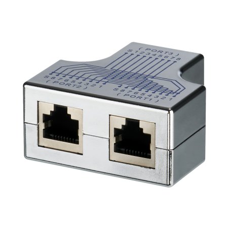 EFB Elektronik 37528.1V2 cable gender changer RJ-45 2x RJ-45 Silver