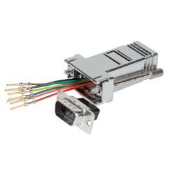 EFB Elektronik ETM23067 cable gender changer DB-09 RJ-45 Grey