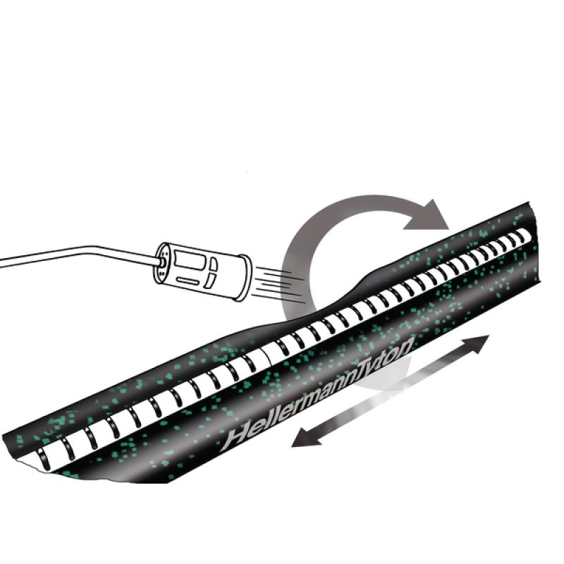 RMS43-10-PO-X-BK 500mm Reparaturmanschette schwarz 450-20001